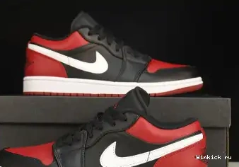 Low “Alternate Jordan Bred 1 Toe” 0429